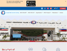 Tablet Screenshot of krcs.org.kw